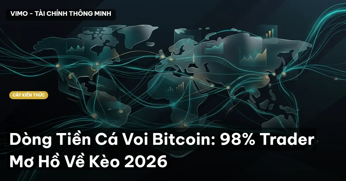 Dòng Tiền Cá Voi Bitcoin: 98% Trader Mơ Hồ Về Kèo 2026