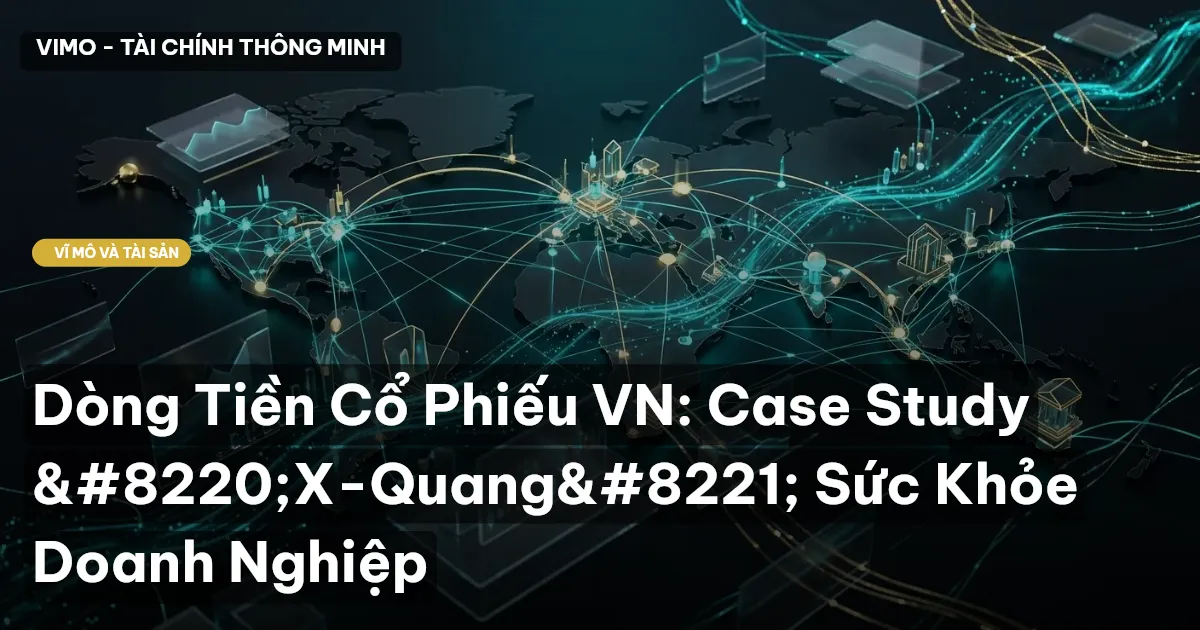 Dòng Tiền Cổ Phiếu VN: Case Study “X-Quang” Sức Khỏe Doanh Nghiệp