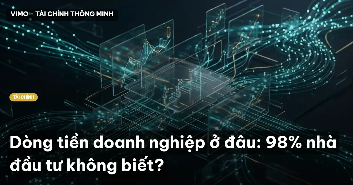 Dòng tiền doanh nghiệp ở đâu: 98% nhà đầu tư không biết?