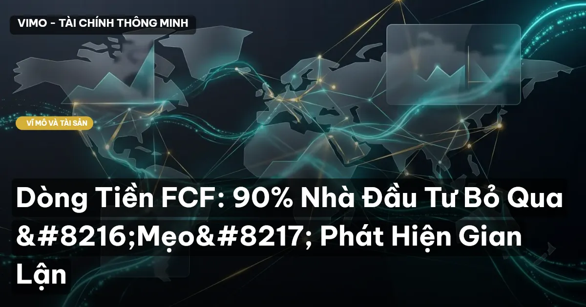 Dòng Tiền FCF: 90% Nhà Đầu Tư Bỏ Qua ‘Mẹo’ Phát Hiện Gian Lận
