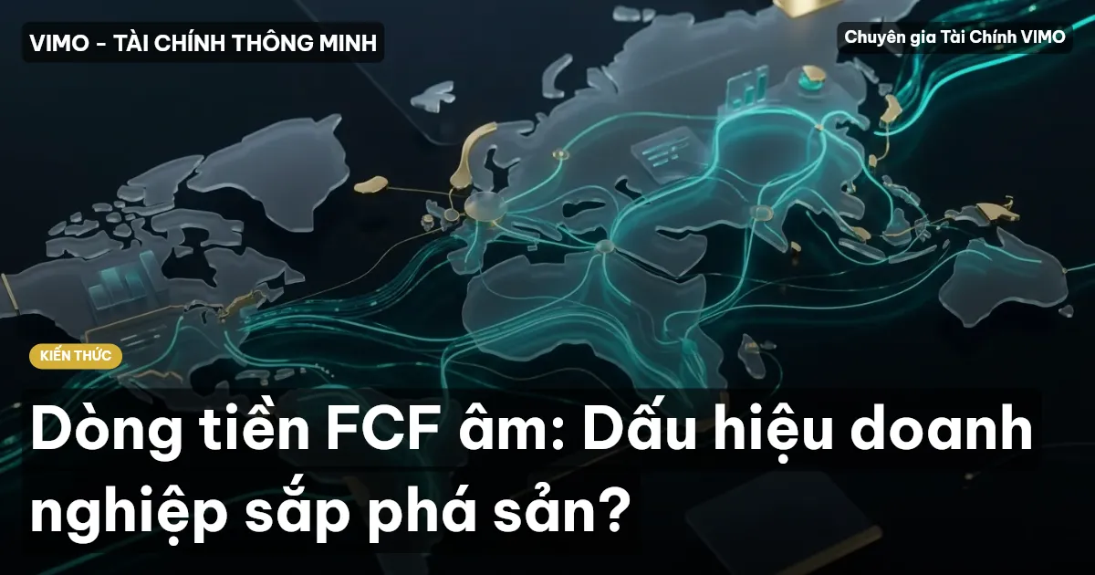Dòng tiền FCF âm: Dấu hiệu doanh nghiệp sắp phá sản?