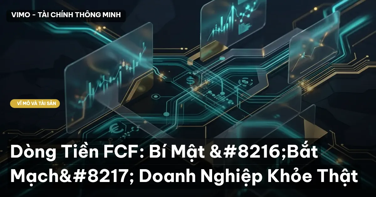Dòng Tiền FCF: Bí Mật ‘Bắt Mạch’ Doanh Nghiệp Khỏe Thật