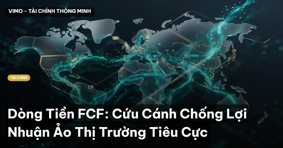 Dòng Tiền FCF: Cứu Cánh Chống Lợi Nhuận Ảo Thị Trường Tiêu Cực