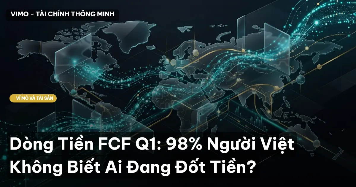 Dòng Tiền FCF Q1: 98% Người Việt Không Biết Ai Đang Đốt Tiền?