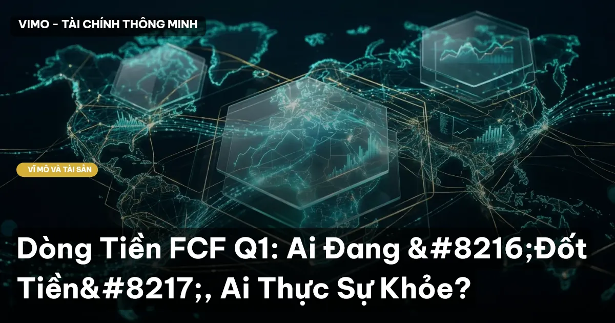 Dòng Tiền FCF Q1: Ai Đang ‘Đốt Tiền’, Ai Thực Sự Khỏe?
