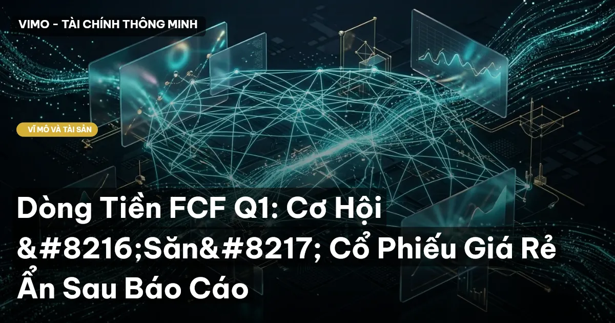 Dòng Tiền FCF Q1: Cơ Hội 'Săn' Cổ Phiếu Giá Rẻ Ẩn Sau Báo Cáo