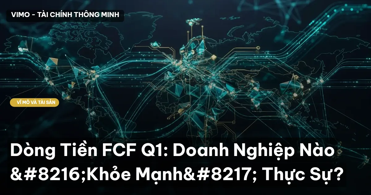 Dòng Tiền FCF Q1: Doanh Nghiệp Nào ‘Khỏe Mạnh’ Thực Sự?