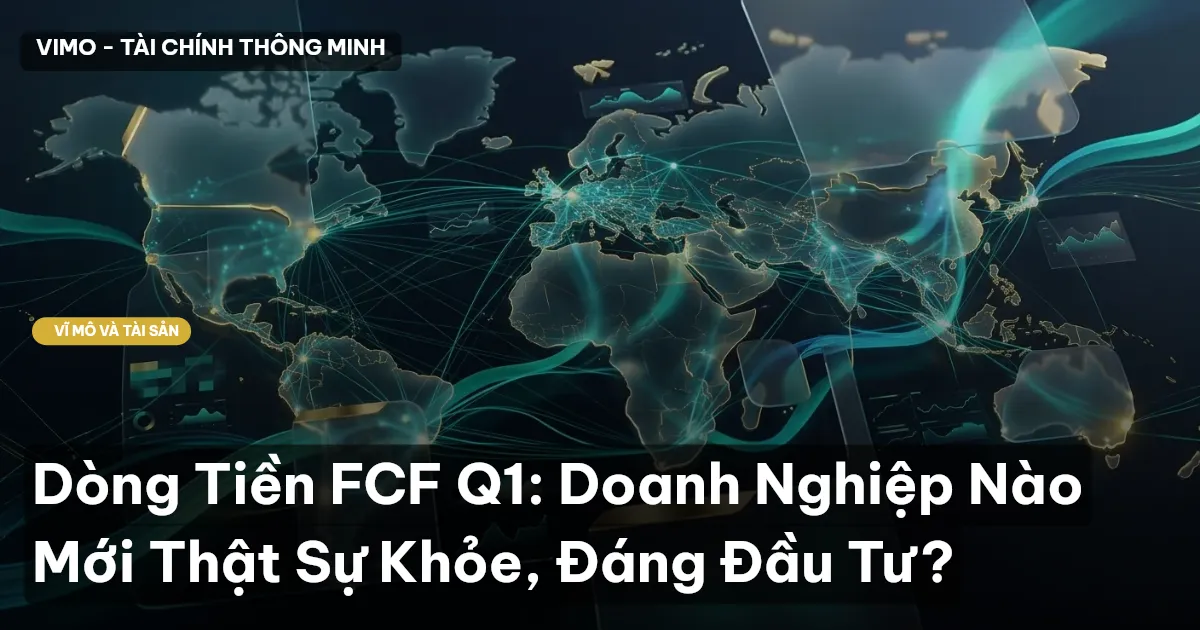 Dòng Tiền FCF Q1: Doanh Nghiệp Nào Mới Thật Sự Khỏe, Đáng Đầu Tư?
