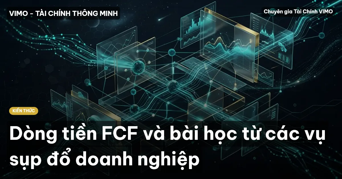 Dòng tiền FCF và bài học từ các vụ sụp đổ doanh nghiệp