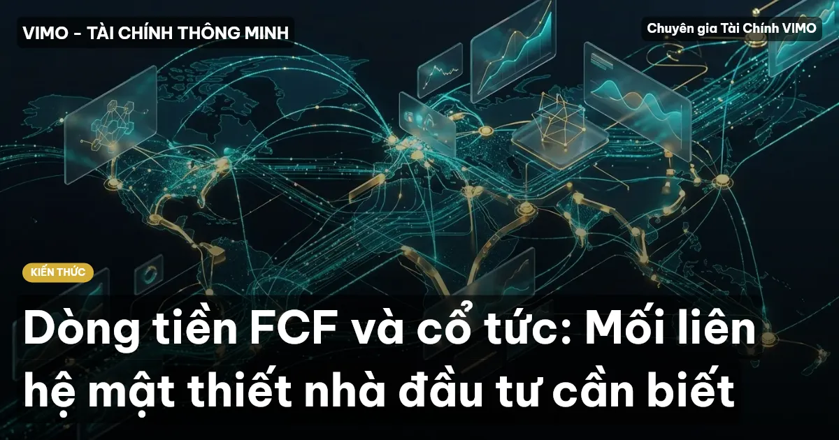 Dòng tiền FCF và cổ tức: Mối liên hệ mật thiết nhà đầu tư cần biết