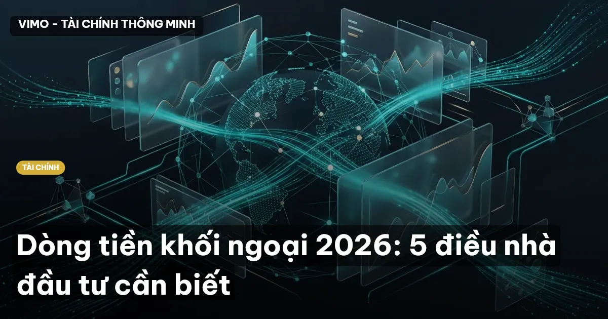 Dòng tiền khối ngoại 2026: 5 điều nhà đầu tư cần biết