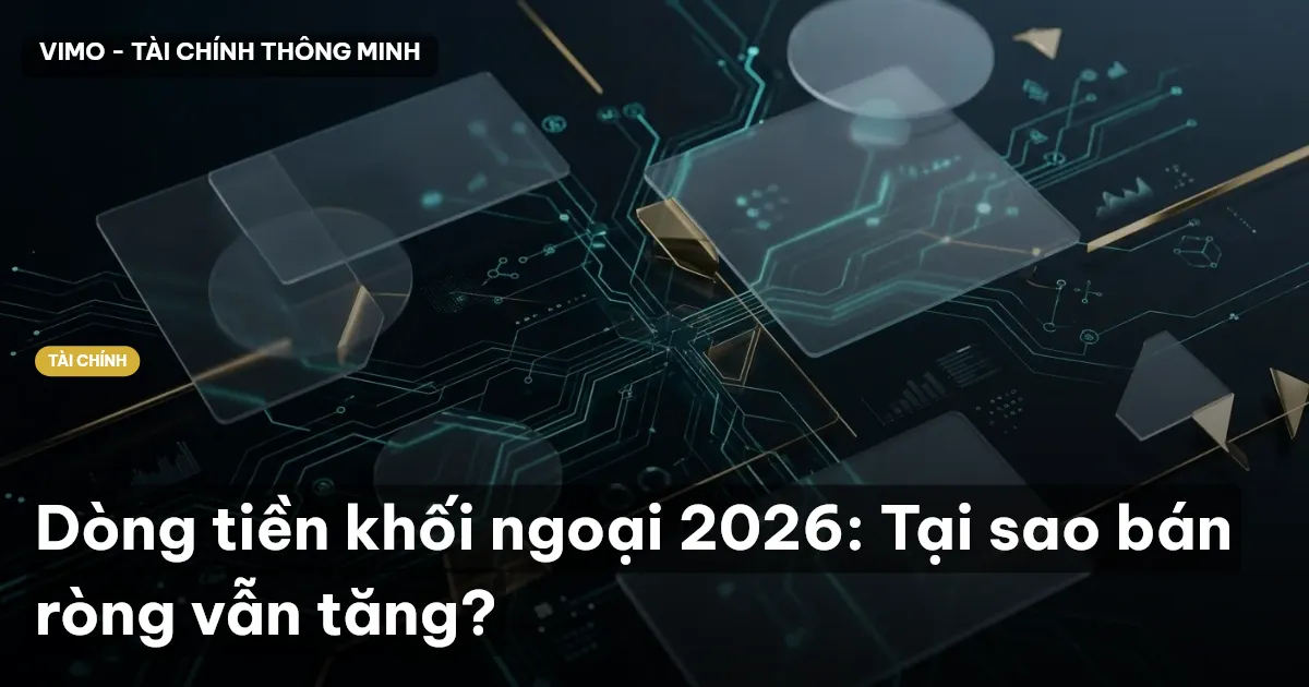 Dòng tiền khối ngoại 2026: Tại sao bán ròng vẫn tăng?