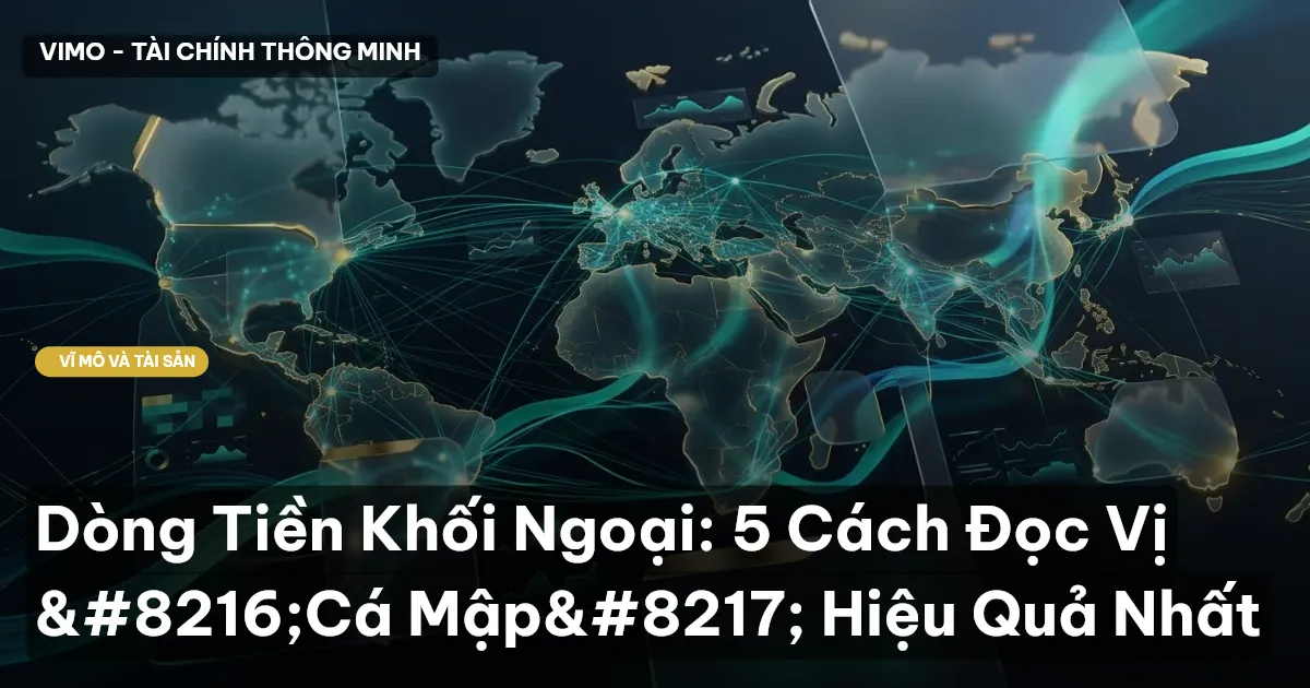 Dòng Tiền Khối Ngoại: 5 Cách Đọc Vị ‘Cá Mập’ Hiệu Quả Nhất