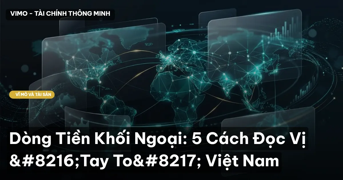 Dòng Tiền Khối Ngoại: 5 Cách Đọc Vị ‘Tay To’ Việt Nam