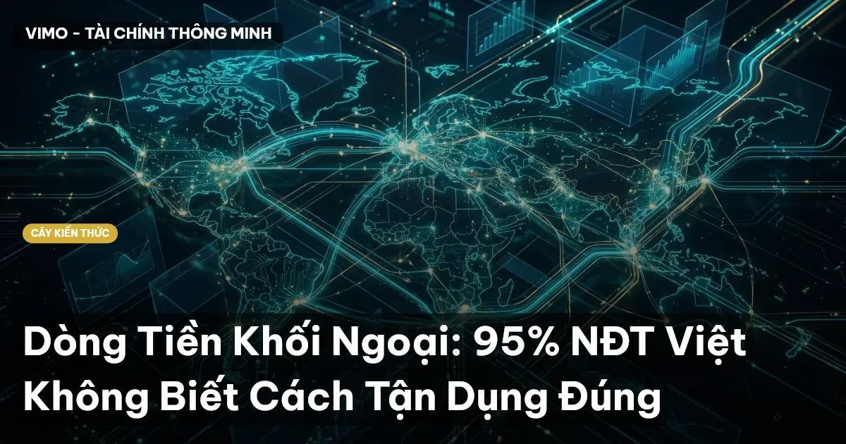 Dòng Tiền Khối Ngoại: 95% NĐT Việt Không Biết Cách Tận Dụng Đúng