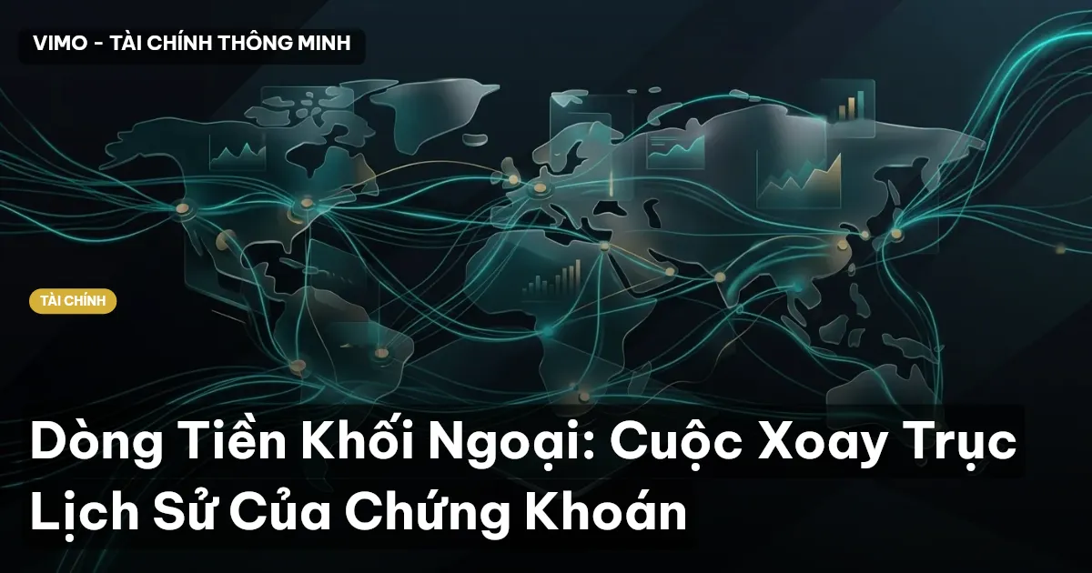 Dòng Tiền Khối Ngoại: Cuộc Xoay Trục Lịch Sử Của Chứng Khoán