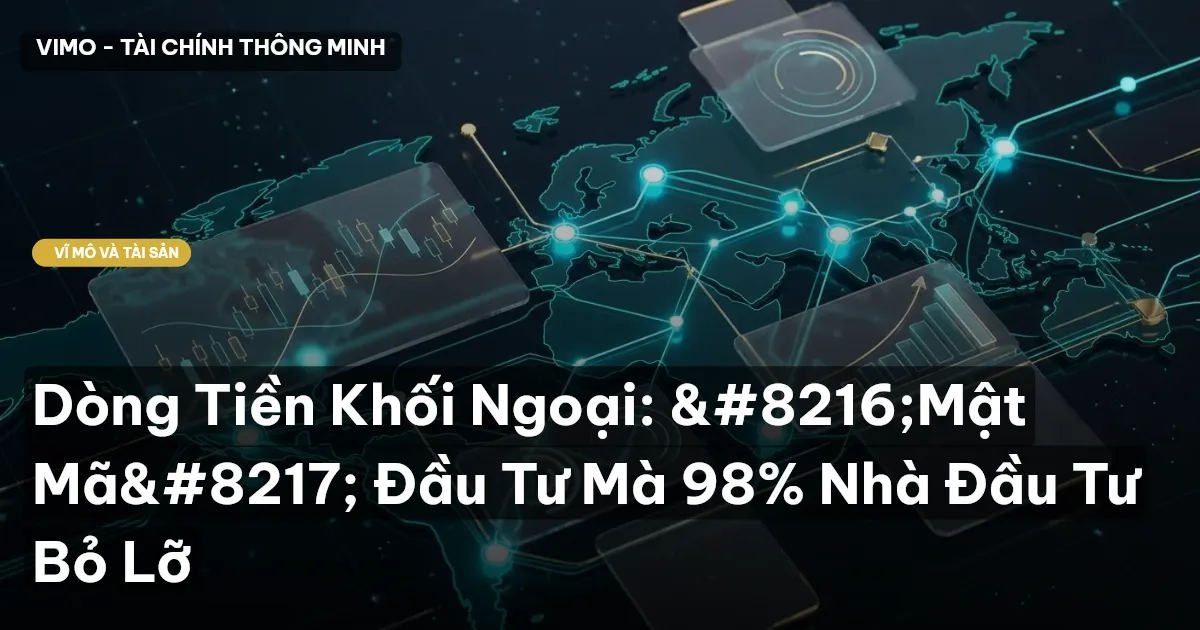 Dòng Tiền Khối Ngoại: ‘Mật Mã’ Đầu Tư Mà 98% Nhà Đầu Tư Bỏ Lỡ