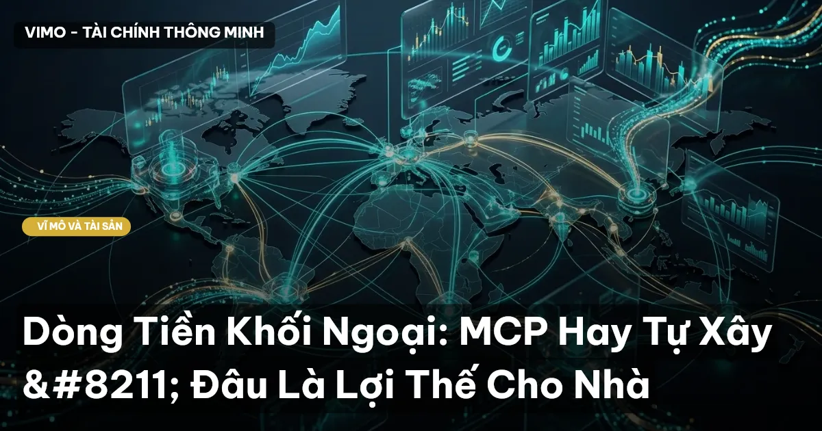 Dòng Tiền Khối Ngoại: MCP Hay Tự Xây – Đâu Là Lợi Thế Cho Nhà