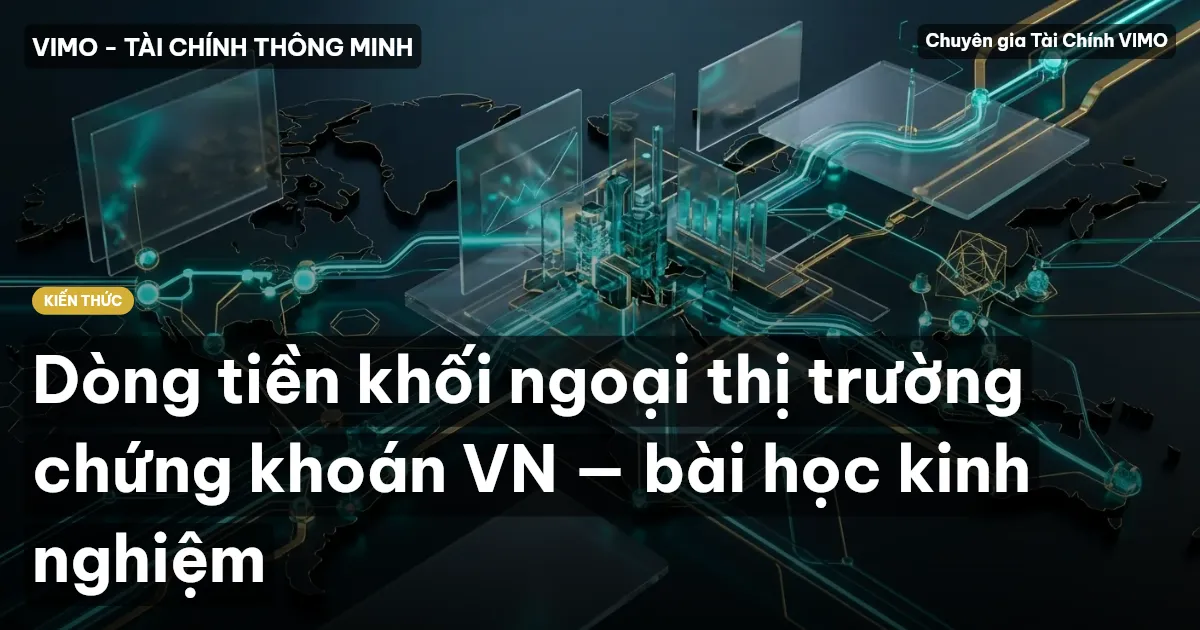 Dòng tiền khối ngoại thị trường chứng khoán VN — bài học kinh nghiệm