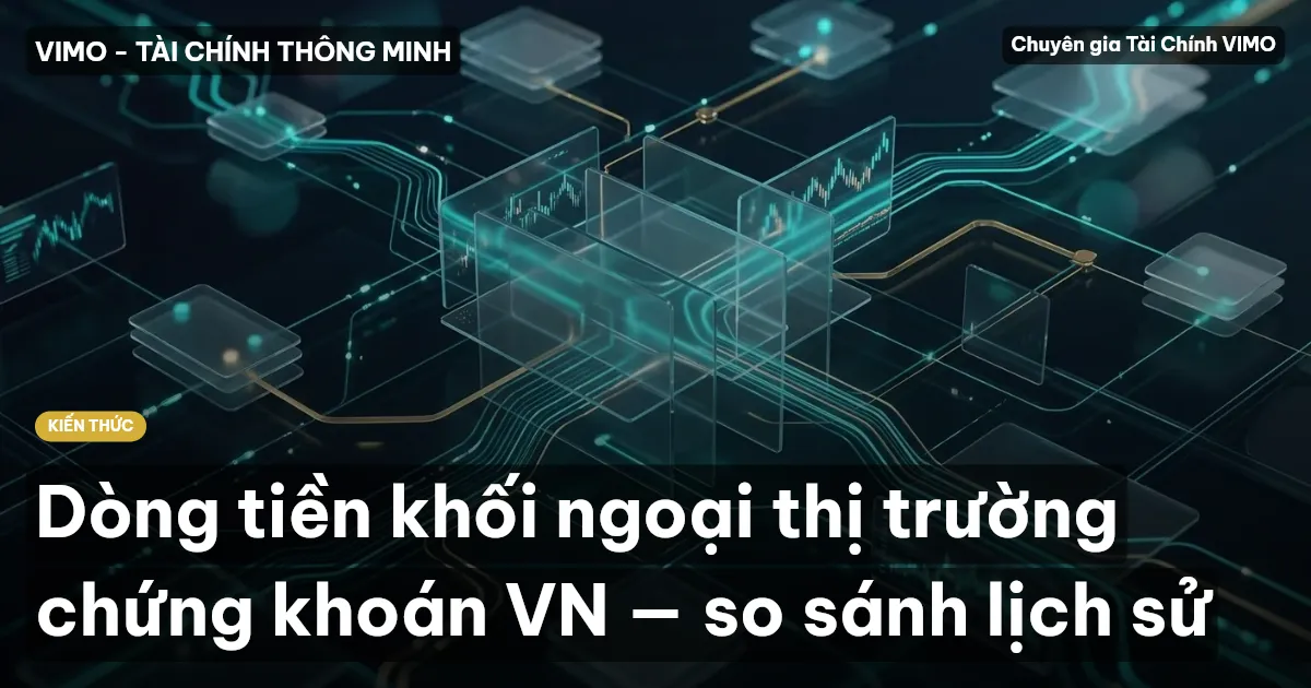 Dòng tiền khối ngoại thị trường chứng khoán VN — so sánh lịch sử