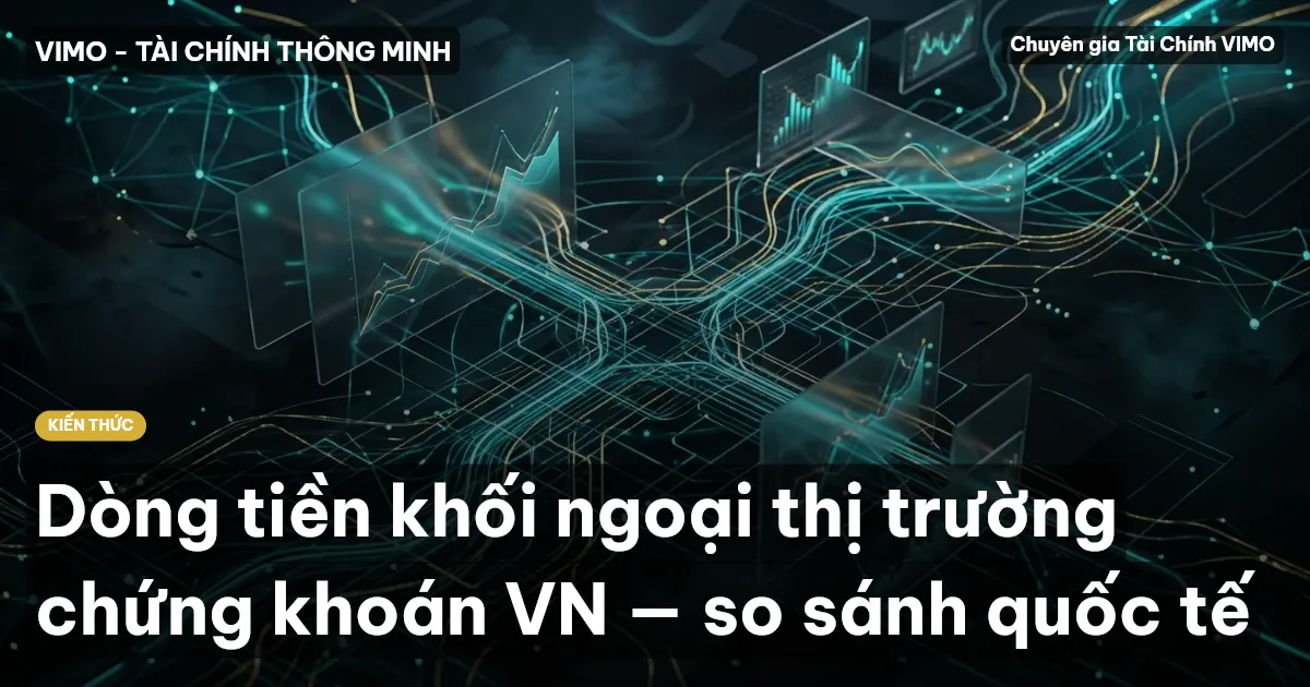 Dòng tiền khối ngoại thị trường chứng khoán VN — so sánh quốc tế