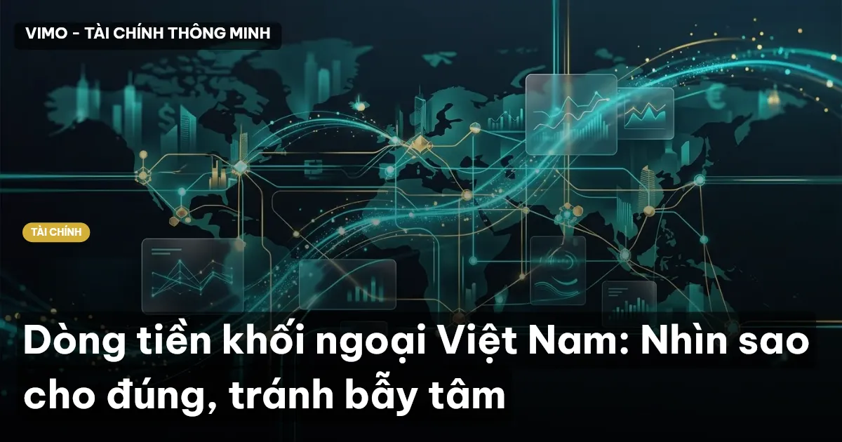 Dòng tiền khối ngoại Việt Nam: Nhìn sao cho đúng, tránh bẫy tâm