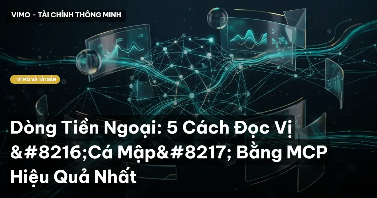 Dòng Tiền Ngoại: 5 Cách Đọc Vị ‘Cá Mập’ Bằng MCP Hiệu Quả Nhất