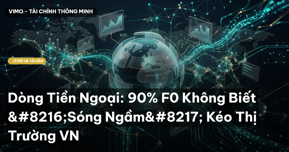 Dòng Tiền Ngoại: 90% F0 Không Biết ‘Sóng Ngầm’ Kéo Thị Trường VN