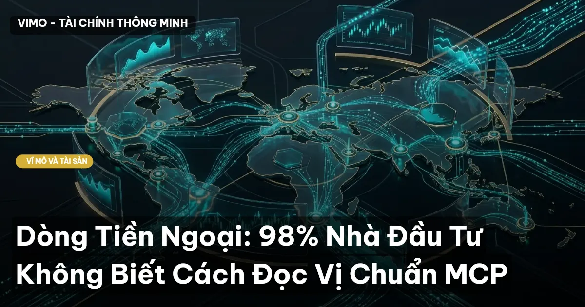 Dòng Tiền Ngoại: 98% Nhà Đầu Tư Không Biết Cách Đọc Vị Chuẩn MCP