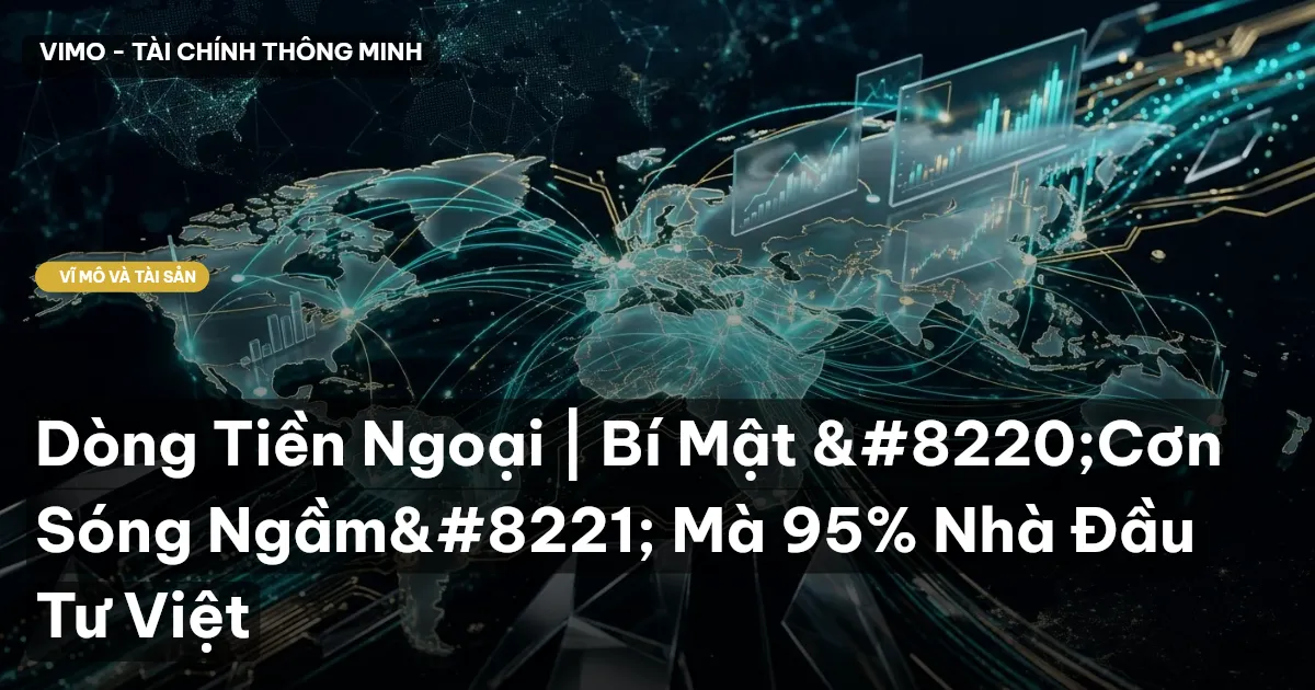 Dòng Tiền Ngoại | Bí Mật “Cơn Sóng Ngầm” Mà 95% Nhà Đầu Tư Việt