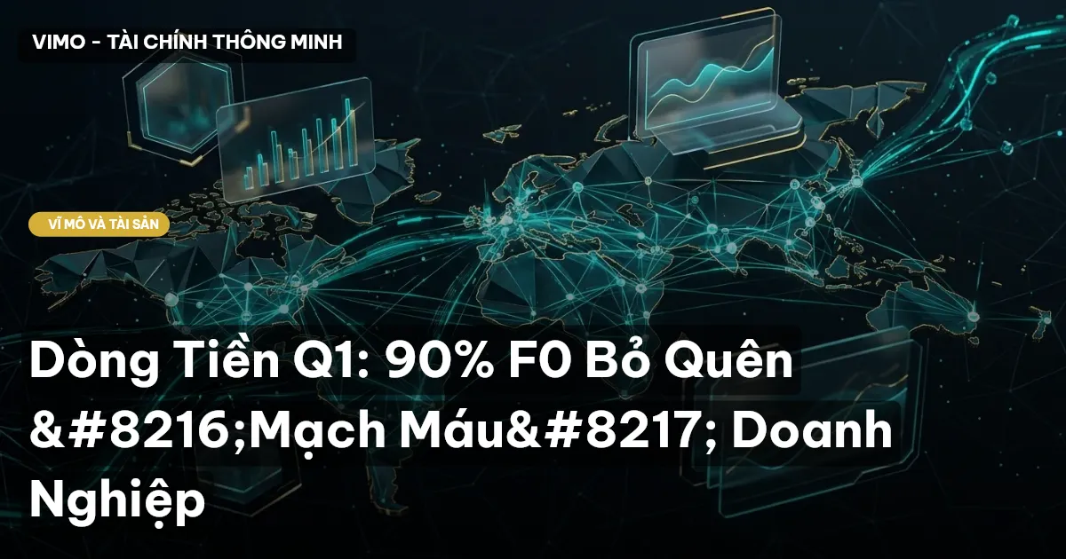 Dòng Tiền Q1: 90% F0 Bỏ Quên ‘Mạch Máu’ Doanh Nghiệp