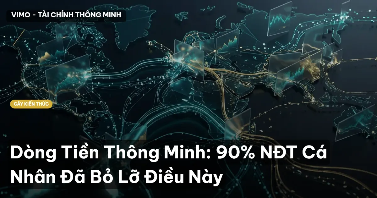 Dòng Tiền Thông Minh: 90% NĐT Cá Nhân Đã Bỏ Lỡ Điều Này