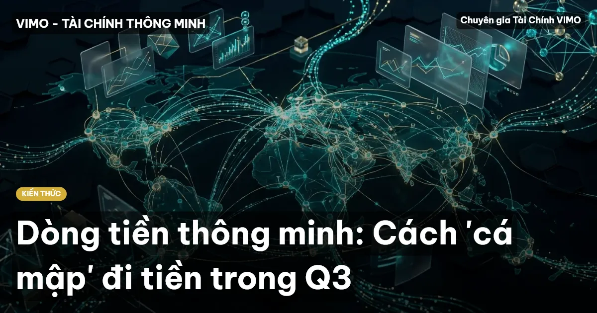 Dòng tiền thông minh: Cách 'cá mập' đi tiền trong Q3