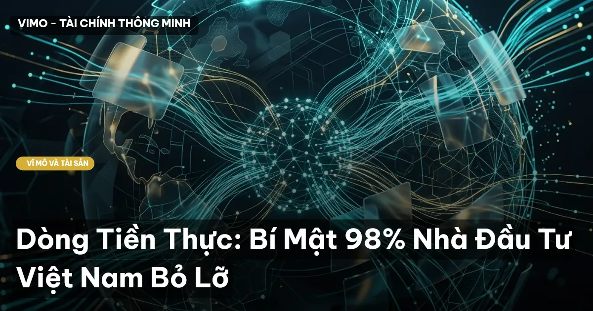 Dòng Tiền Thực: Bí Mật 98% Nhà Đầu Tư Việt Nam Bỏ Lỡ