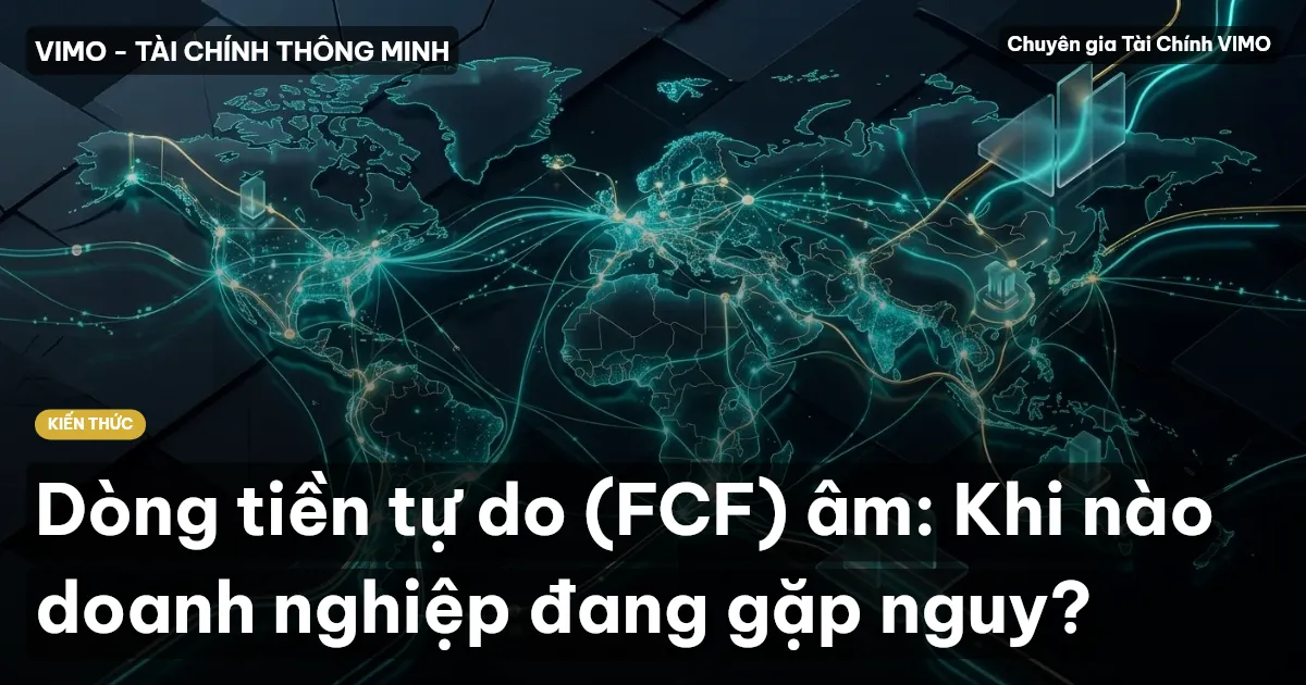 Dòng tiền tự do (FCF) âm: Khi nào doanh nghiệp đang gặp nguy?