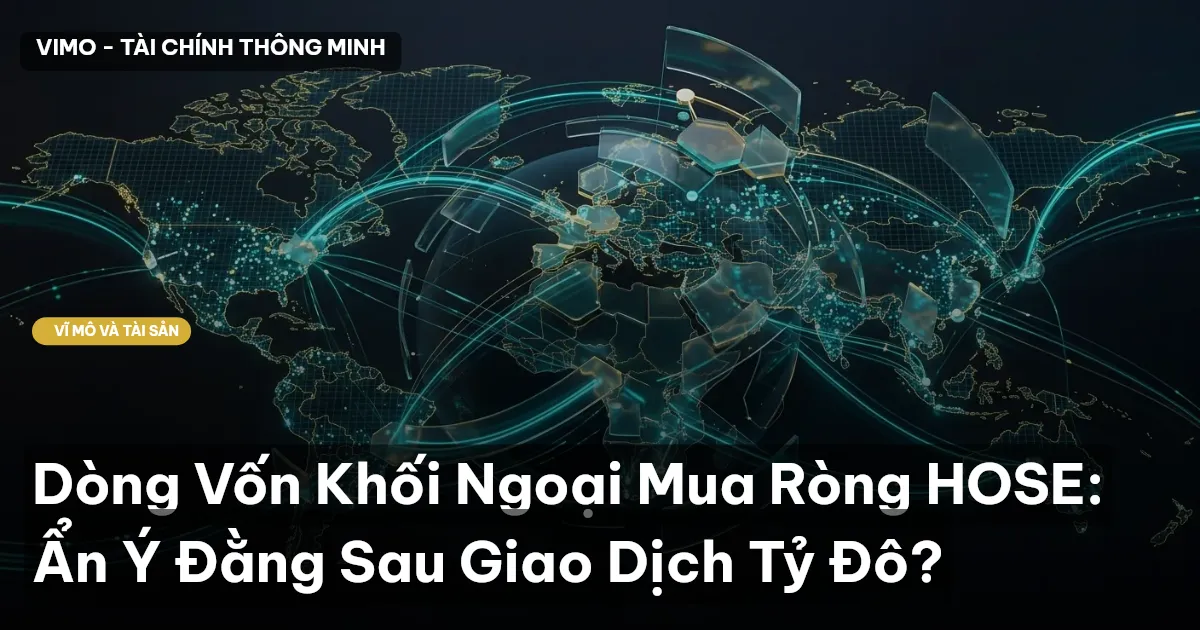 Dòng Vốn Khối Ngoại Mua Ròng HOSE: Ẩn Ý Đằng Sau Giao Dịch Tỷ Đô?