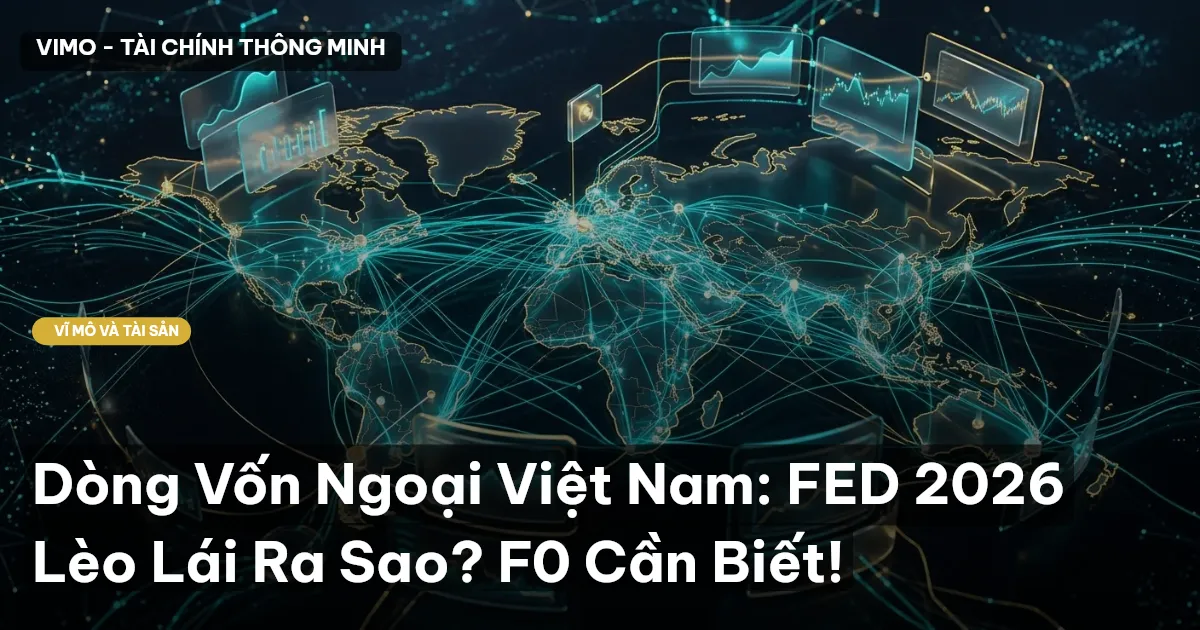 Dòng Vốn Ngoại Việt Nam: FED 2026 Lèo Lái Ra Sao? F0 Cần Biết!