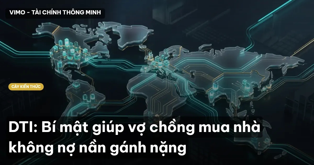 DTI: Bí mật giúp vợ chồng mua nhà không nợ nần gánh nặng