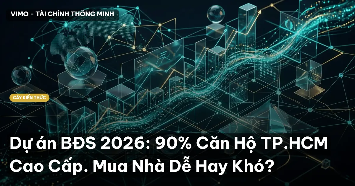 Dự án BĐS 2026: 90% Căn Hộ TP.HCM Cao Cấp. Mua Nhà Dễ Hay Khó?