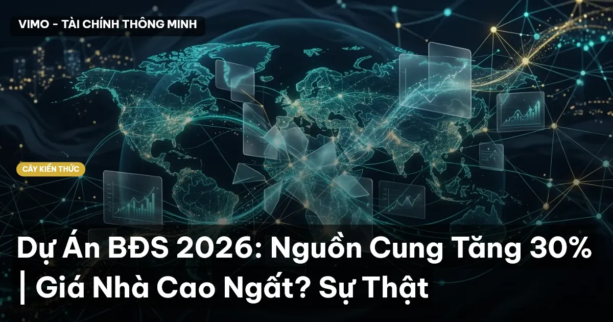 Dự Án BĐS 2026: Nguồn Cung Tăng 30% | Giá Nhà Cao Ngất? Sự Thật