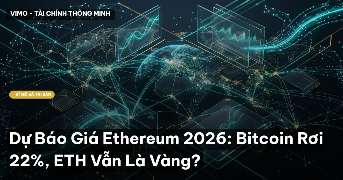 Dự Báo Giá Ethereum 2026: Bitcoin Rơi 22%, ETH Vẫn Là Vàng?