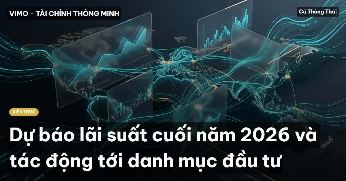 Dự báo lãi suất cuối năm 2026 và tác động tới danh mục đầu tư