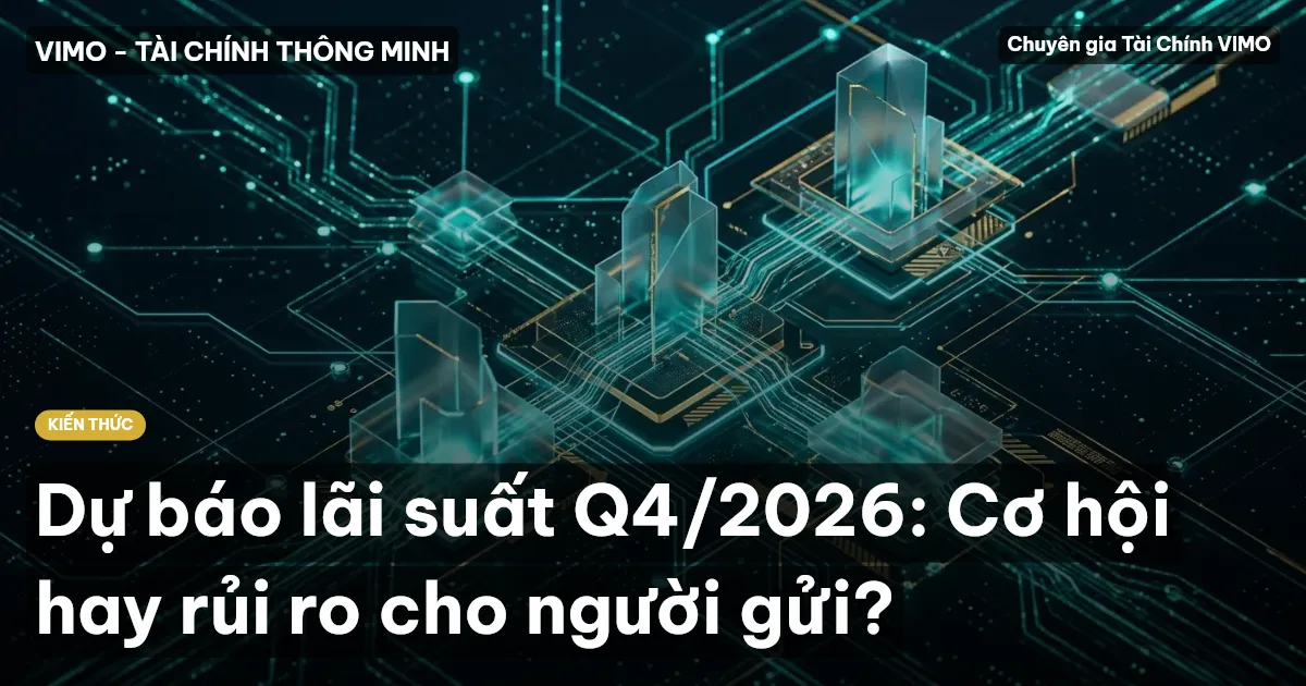 Dự báo lãi suất Q4/2026: Cơ hội hay rủi ro cho người gửi?