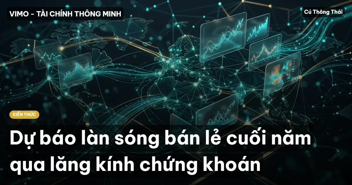 Dự báo làn sóng bán lẻ cuối năm qua lăng kính chứng khoán