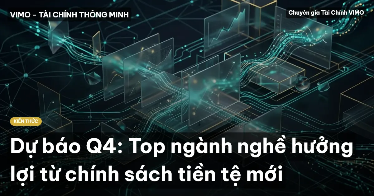 Dự báo Q4: Top ngành nghề hưởng lợi từ chính sách tiền tệ mới
