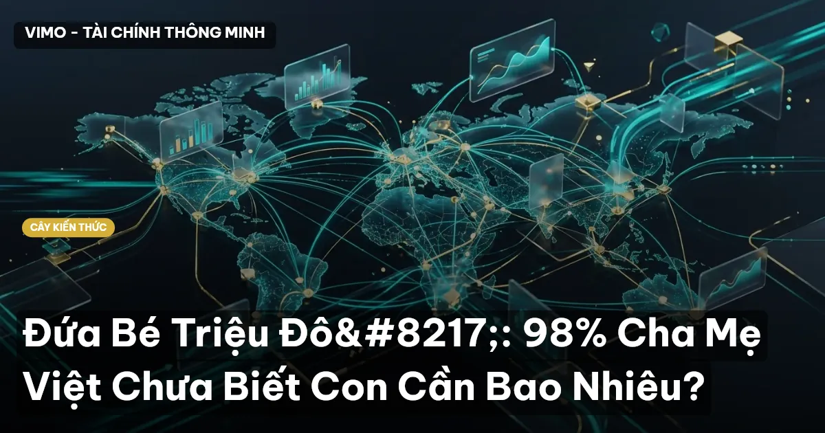 Đứa Bé Triệu Đô’: 98% Cha Mẹ Việt Chưa Biết Con Cần Bao Nhiêu?
