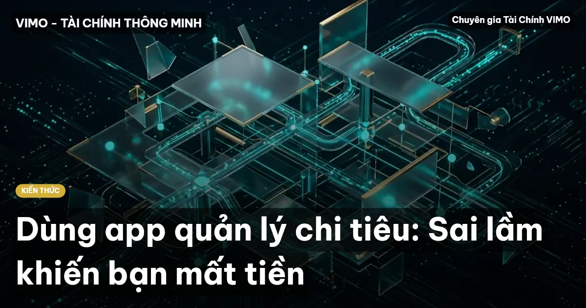 Dùng app quản lý chi tiêu: Sai lầm khiến bạn mất tiền