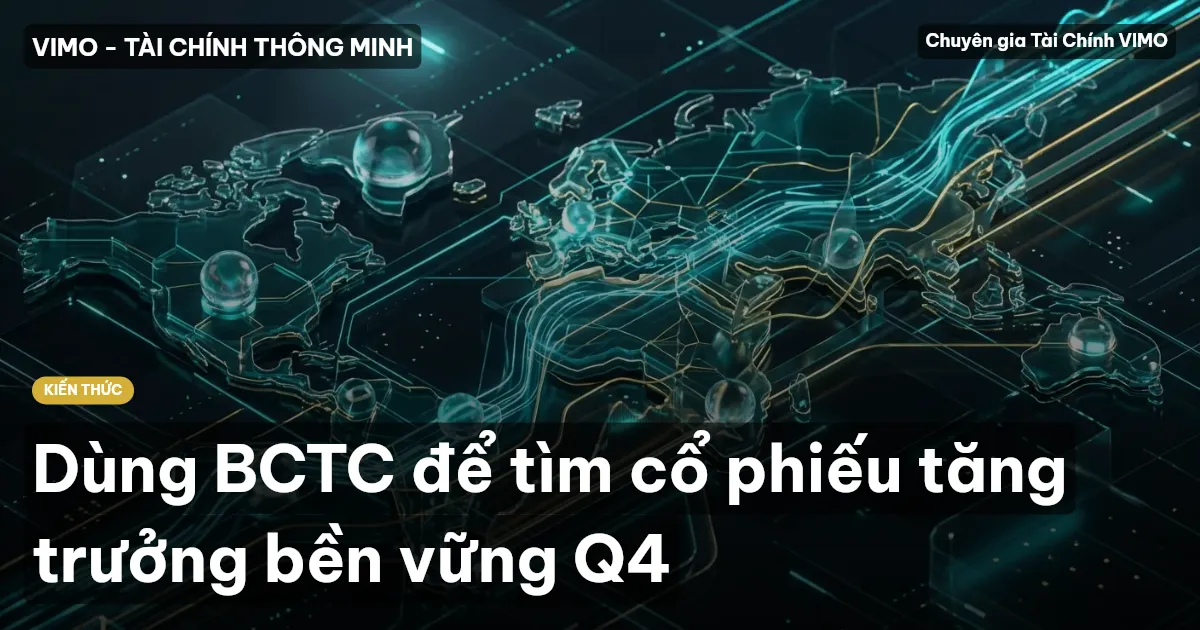 Dùng BCTC để tìm cổ phiếu tăng trưởng bền vững Q4