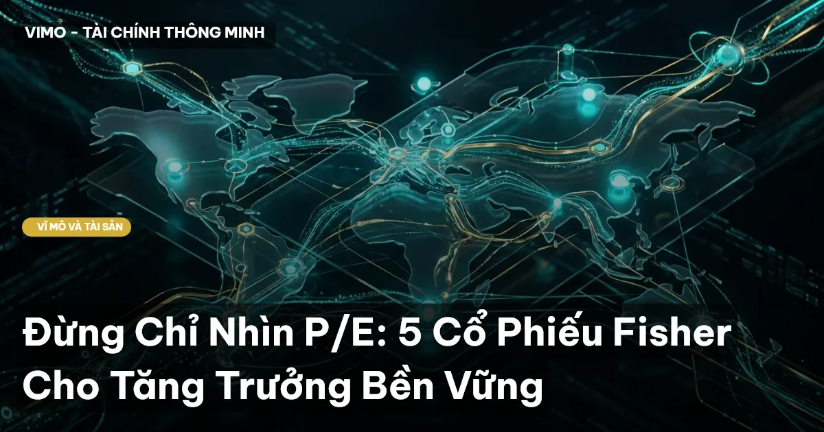 Đừng Chỉ Nhìn P/E: 5 Cổ Phiếu Fisher Cho Tăng Trưởng Bền Vững