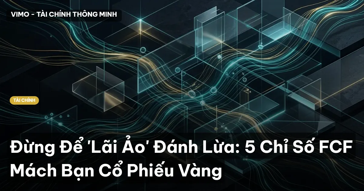 Đừng Để 'Lãi Ảo' Đánh Lừa: 5 Chỉ Số FCF Mách Bạn Cổ Phiếu Vàng